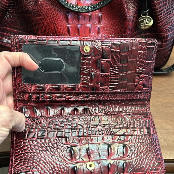 Brahmin Celia Rose purse $250, matching wallet $75, buy both for $300. - Picture 2 of 4